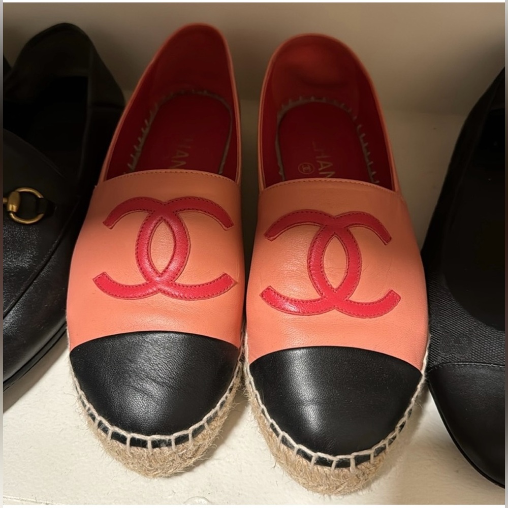 **trading with Dolce bag**Chanel espadrilles